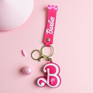 Barbie Pink and White Keychain Accessory